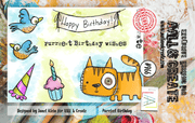 AALL and Create #966 - A7 Stamp Set - Purrfect Birthday