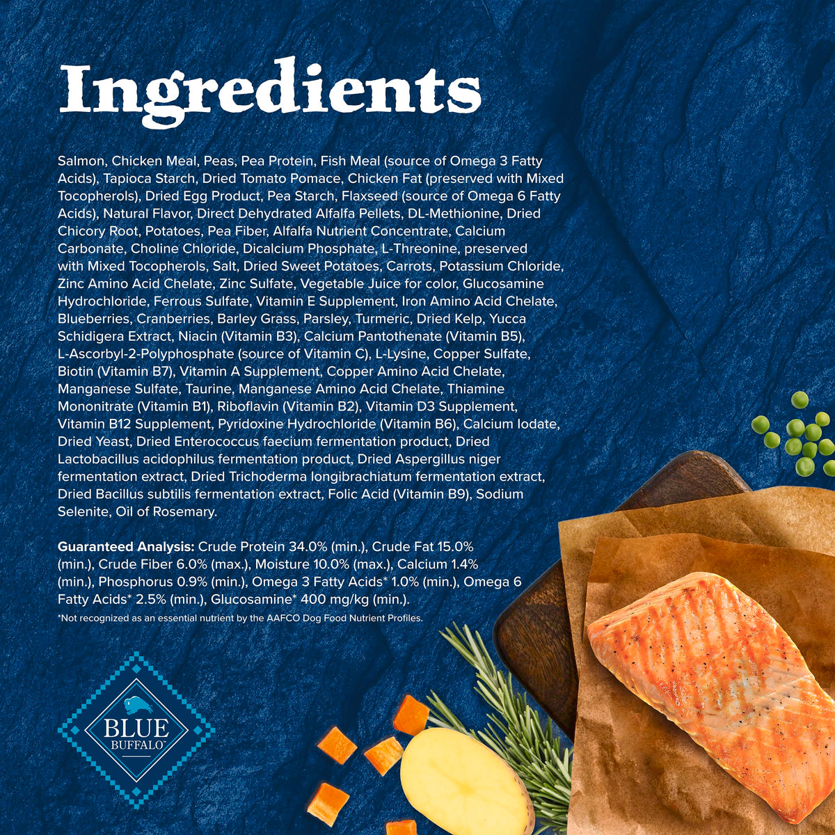 Blue Buffalo Wilderness Salmon Grain-Free Dry Dog Food, 10.8 kg