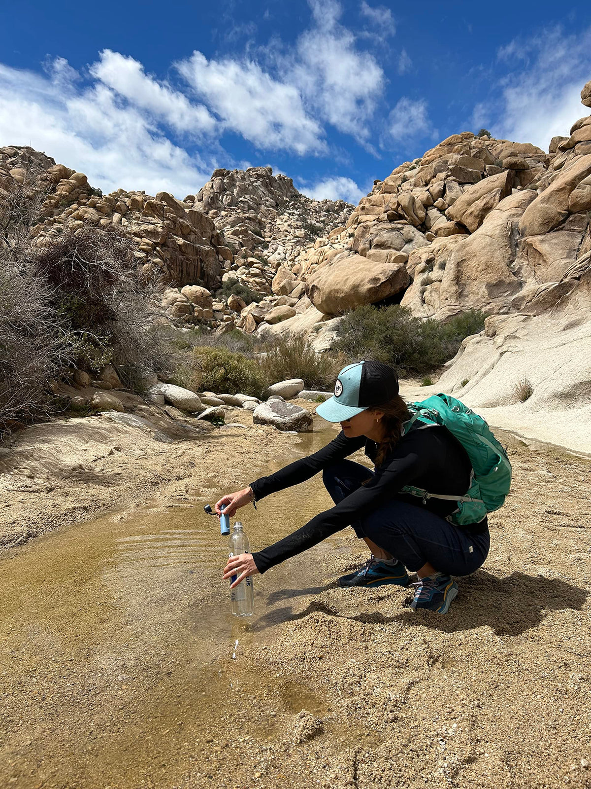 LifeStraw Peak Series Solo Personal Water Filter, Mountain Blue