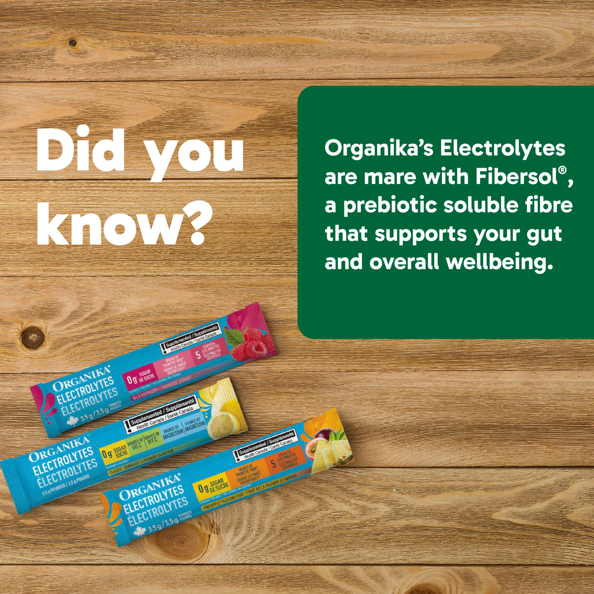 Organika Electrolytes Powder Variety Pack, 21 Sachets