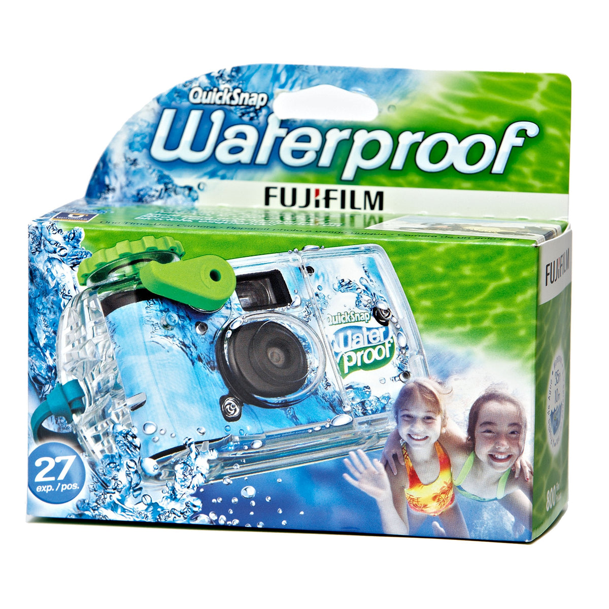 Fujifilm QuickSnap Waterproof Single Use Camera, 800, 27 Exposures