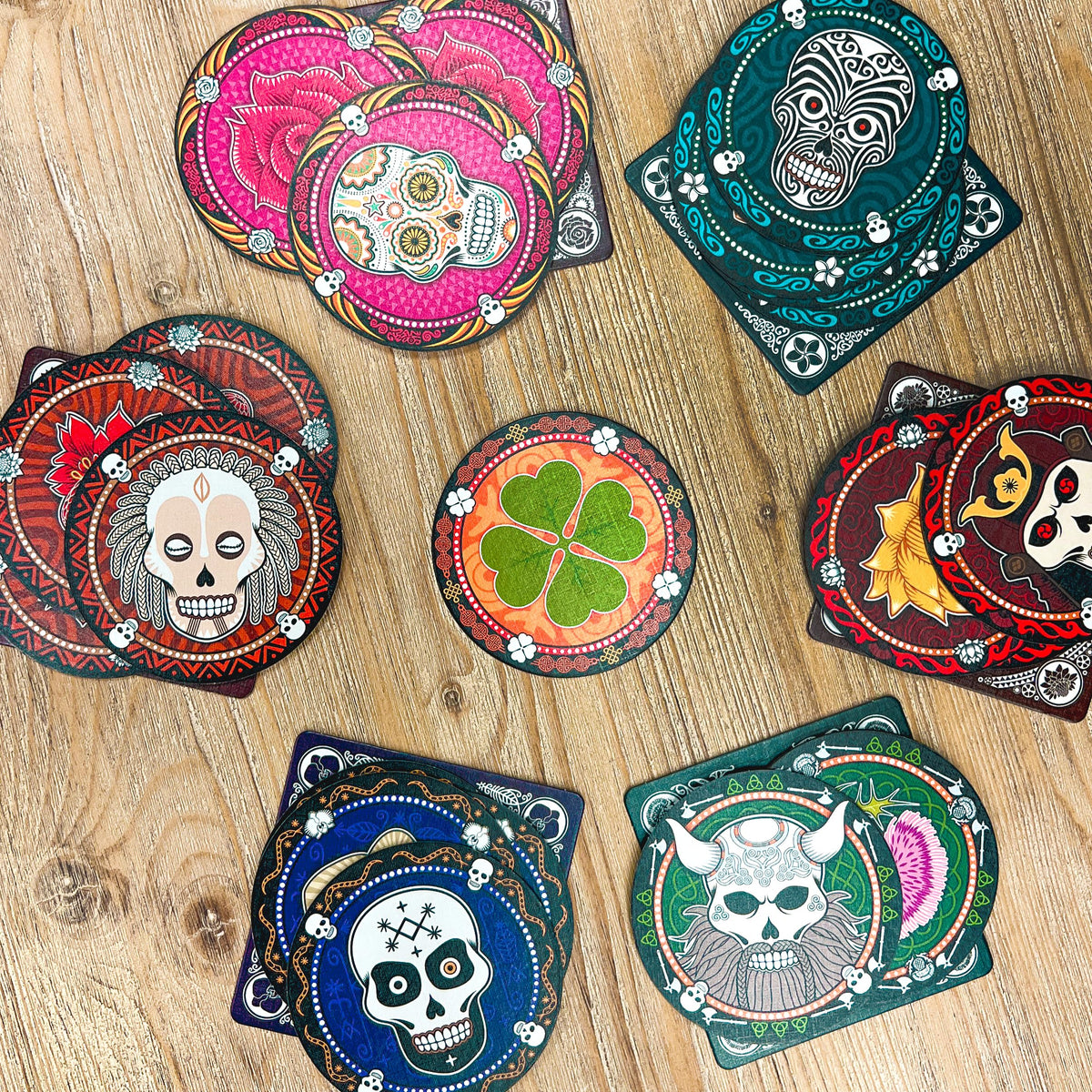 Skull Game by Asmodee, Bilingual French/English Version