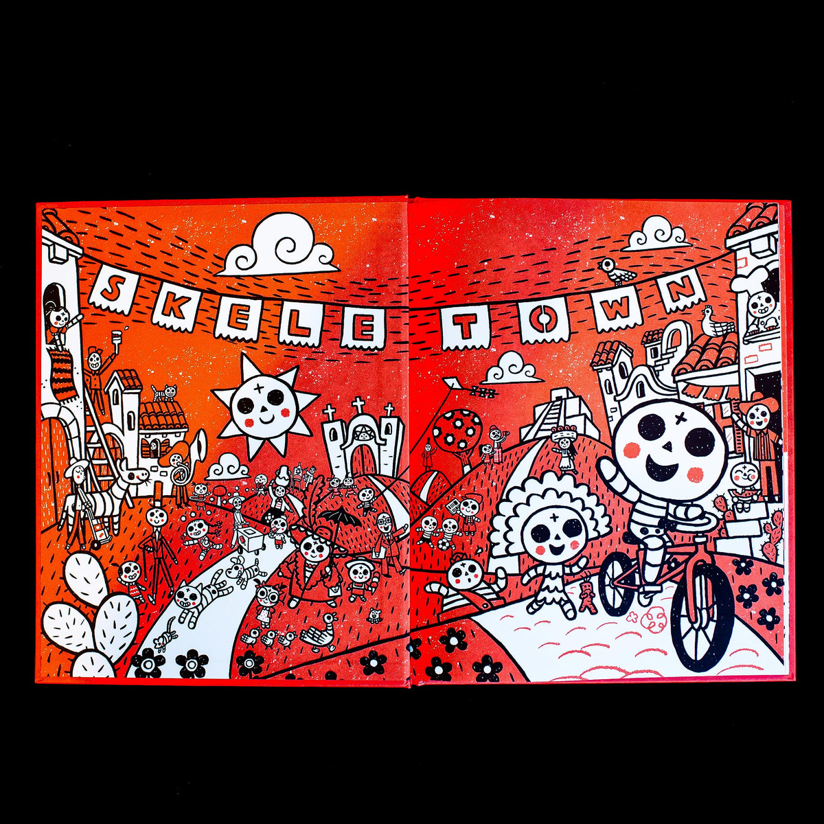 Skeletown Sí ¡No!: A Funny Friendship Story, Ages 4-8