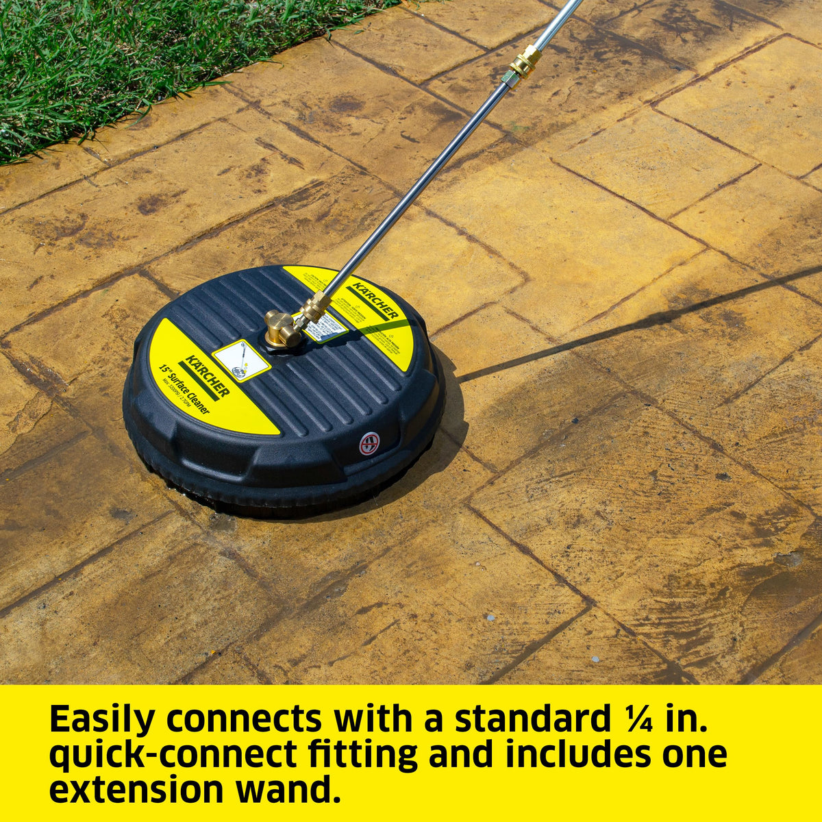 Karcher Universal 15" Pressure Washer Surface Cleaner, 1/4" Connect