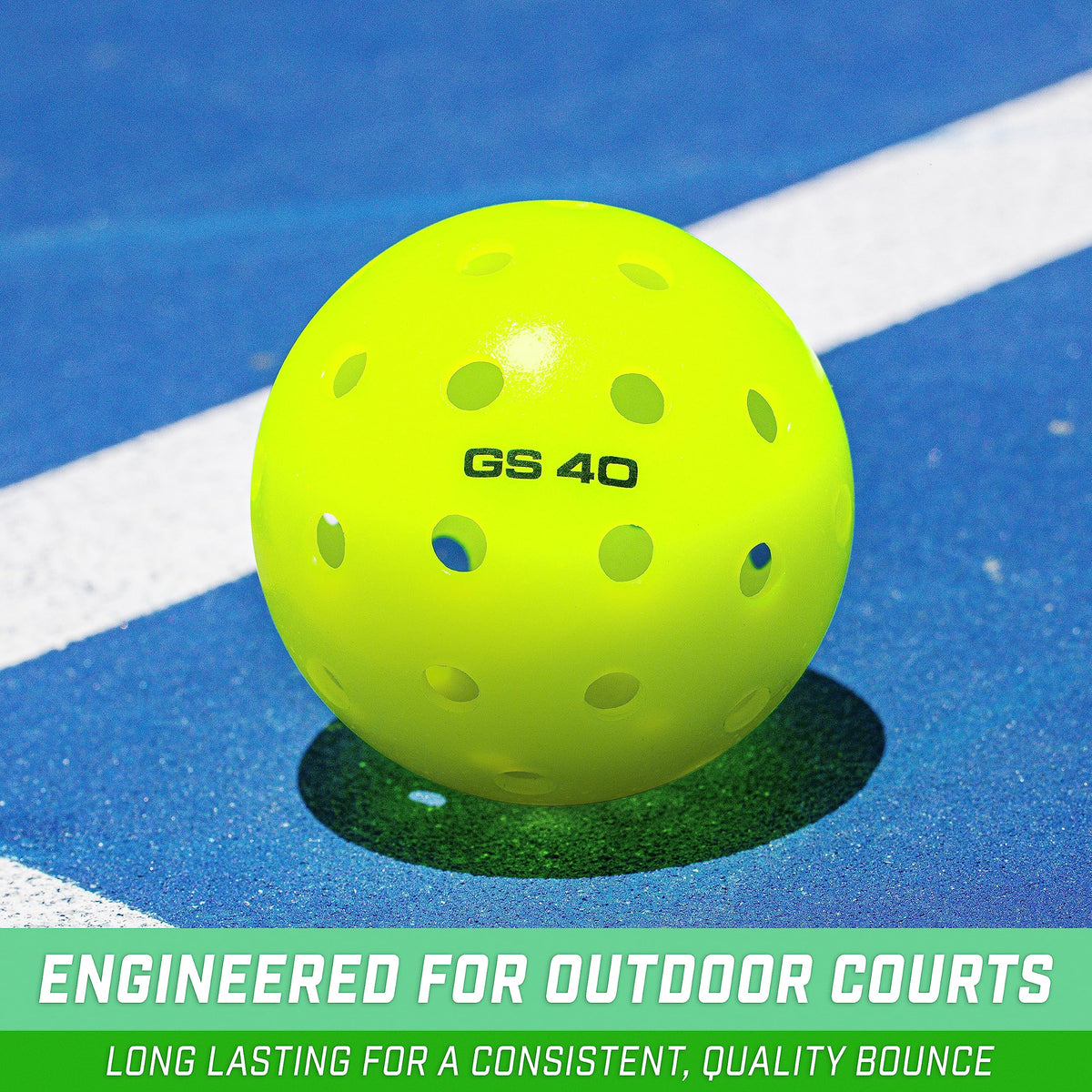 GoSports GS 40 Pickleball Balls, 12 Pack