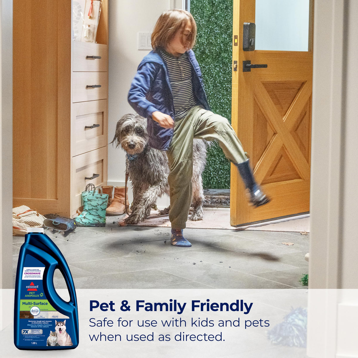 Bissell Multi-Surface Pet Cleaning Formula with Febreze, 64oz, 2295D