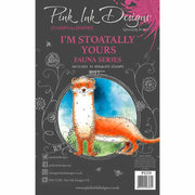Pink Ink Designs Stoatally Yours 6 in x 8 in Clear Stamp Set
