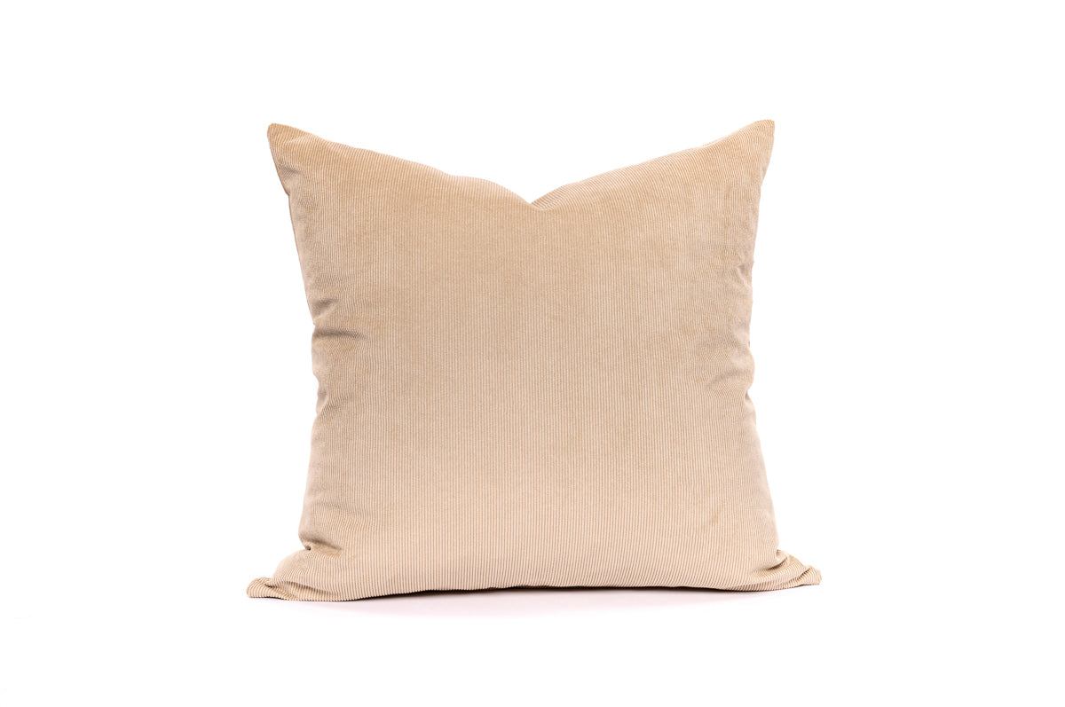 Canadian Down & Feather Tan Cord Cushion Cover