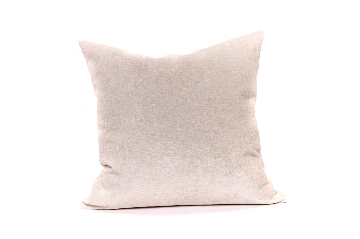 Canadian Down & Feather Ivory Chenille Cushion Cover