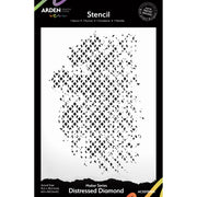 Arden Creative Studio Maker Series Distressed Diamond 6in x 8in Stencil