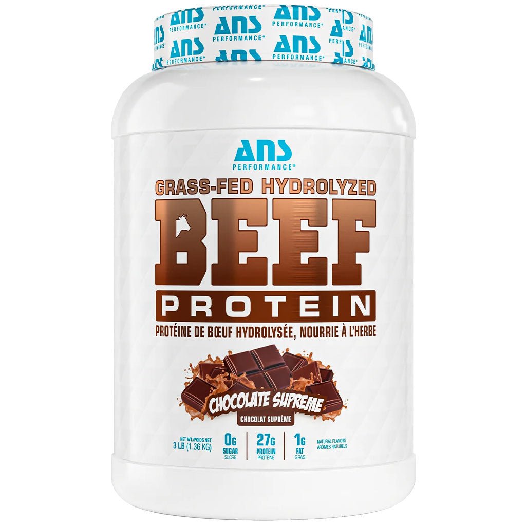 ANS Performance Grass-Fed Hydrolyzed Beef Protein, 3 lb