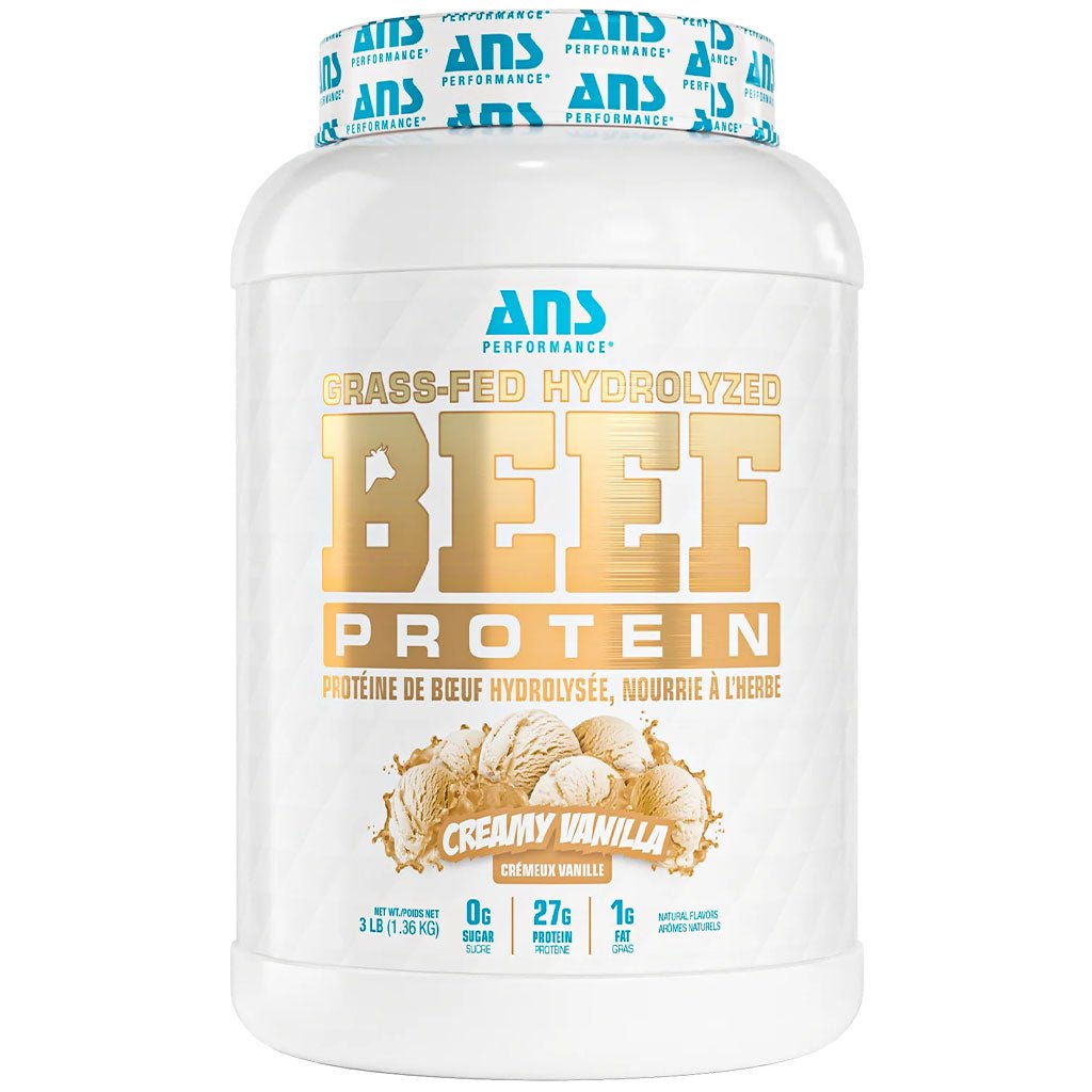ANS Performance Grass-Fed Hydrolyzed Beef Protein, 3 lb
