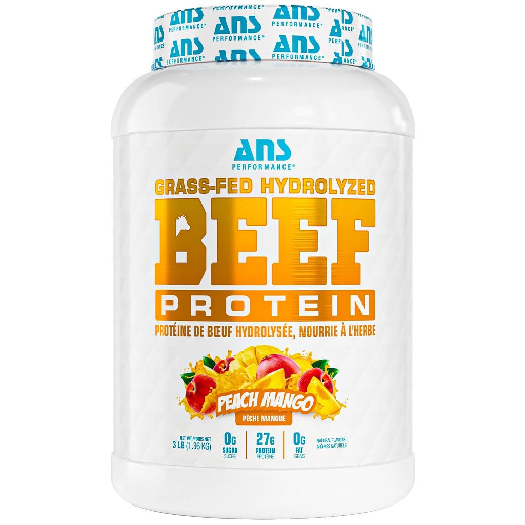 ANS Performance Grass-Fed Hydrolyzed Beef Protein, 3 lb