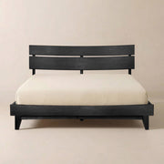Aurora Solid Wood Bed Frame and Nightstand Set