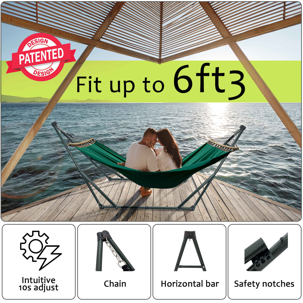 Tranquillo Universal Canvas Hammock, Medium