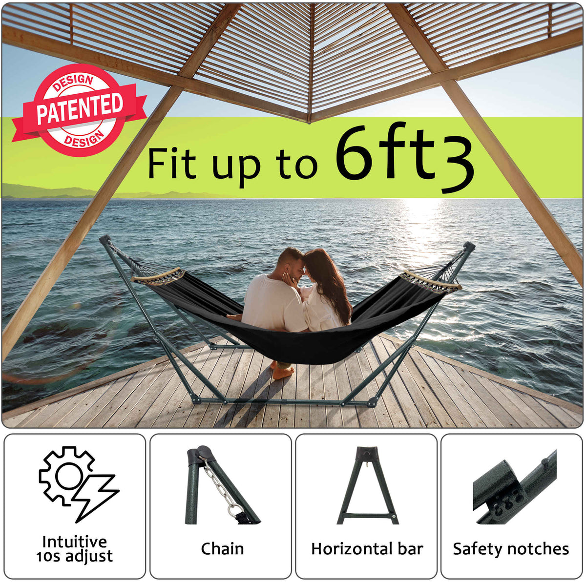 Tranquillo Universal Canvas Hammock, Medium