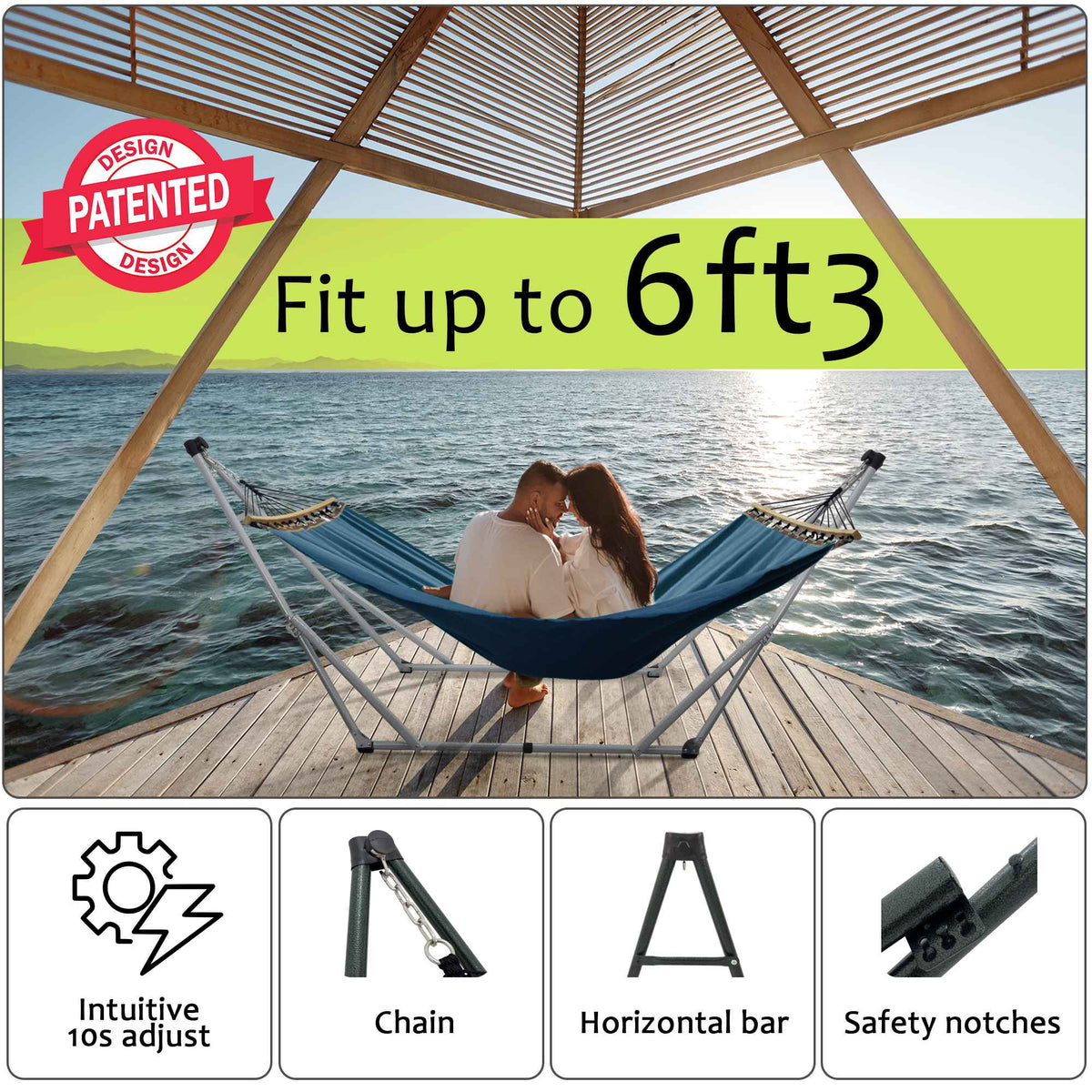Tranquillo Universal Canvas Hammock, Medium