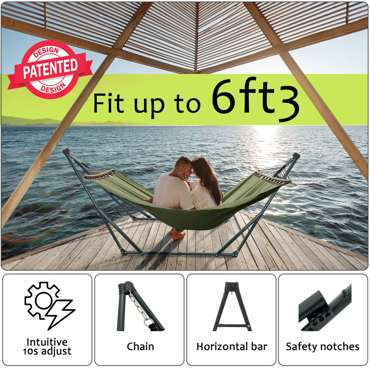 Tranquillo Universal Canvas Hammock, Medium
