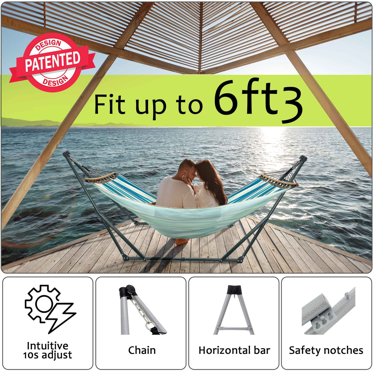 Tranquillo Universal Canvas Hammock, Medium