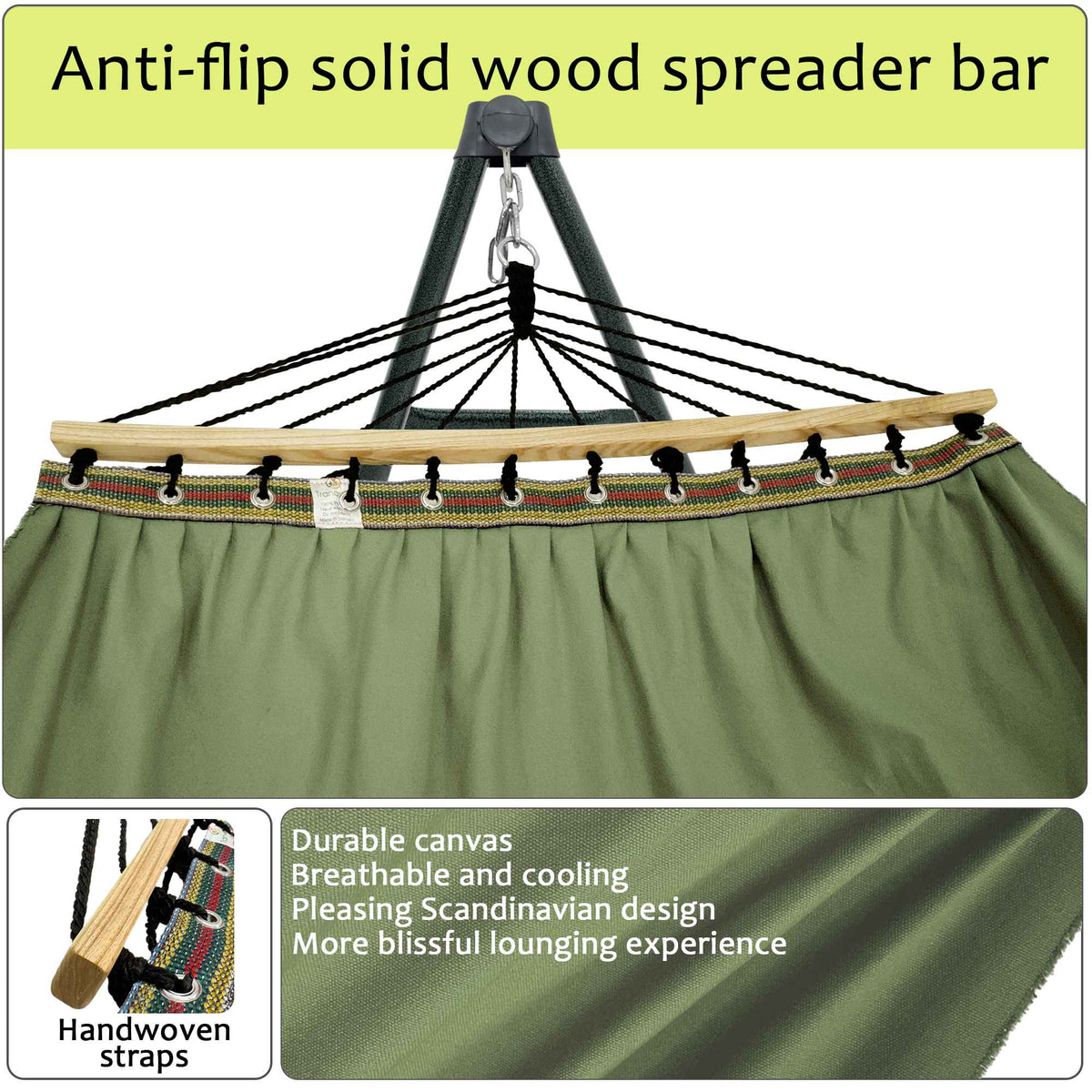 Tranquillo Universal Canvas Hammock, Medium