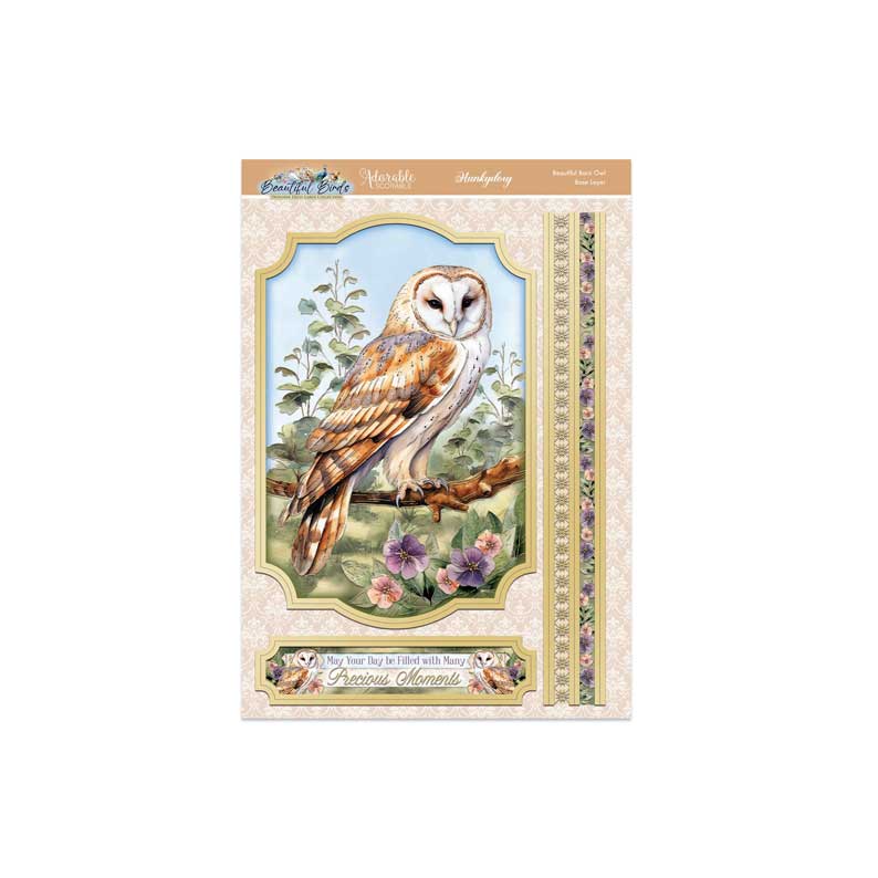 Beautiful Birds Deco-Large Set - Beautiful Barn Owl