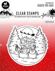 BL Clear Stamp Snow Buddies Essentials 120x120x3mm 1 PC nr.299