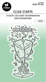 BL Clear Stamp Cheers By Laurens 105x74x3mm 1 PC nr.353