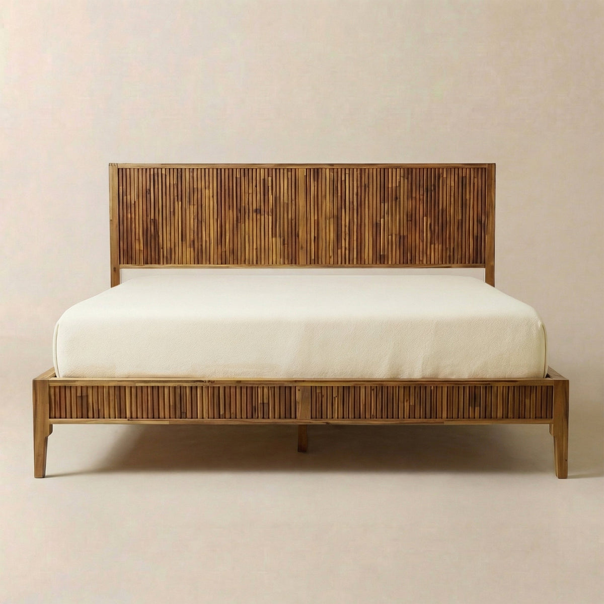 Bosk Solid Acacia Wood Bed Frame