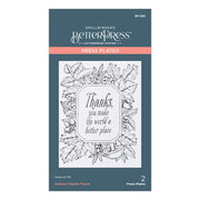 Autumn Thanks Frame Press Plate from the BetterPress Autumn Collection