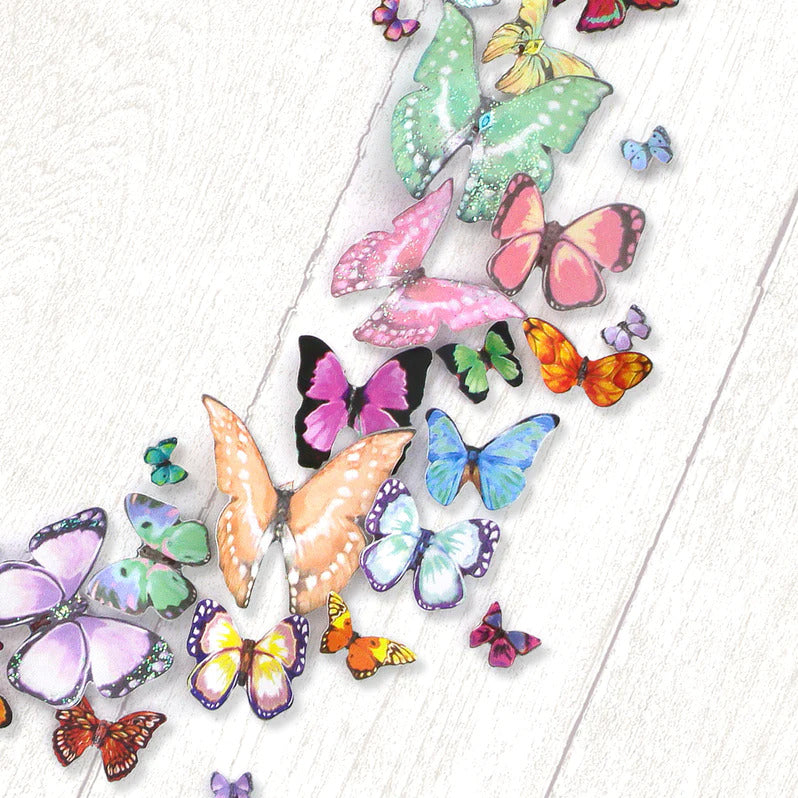 Die Cut Decoupage - A Kaleidoscope of Butterflies (2 Pack)