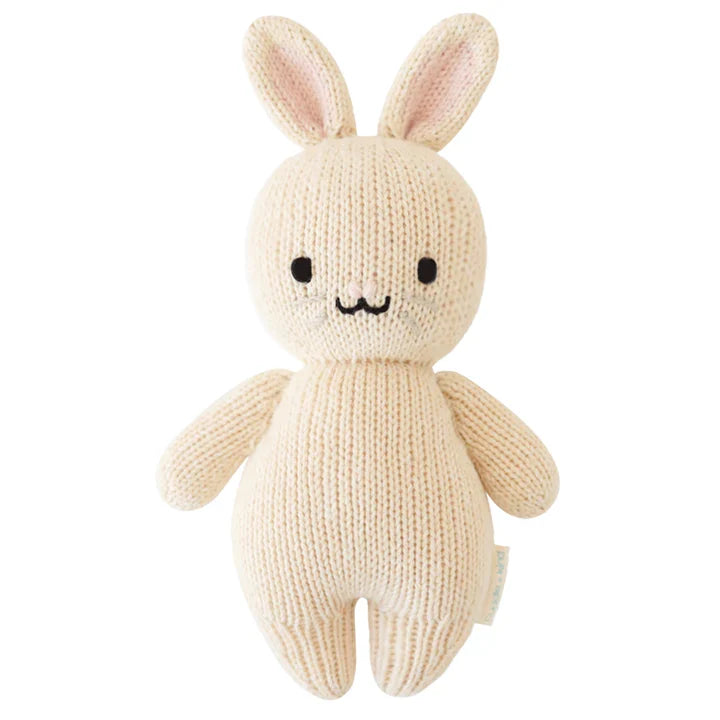 Cuddle + Kind Baby Rabbit Hand-Knit Doll, Oatmeal