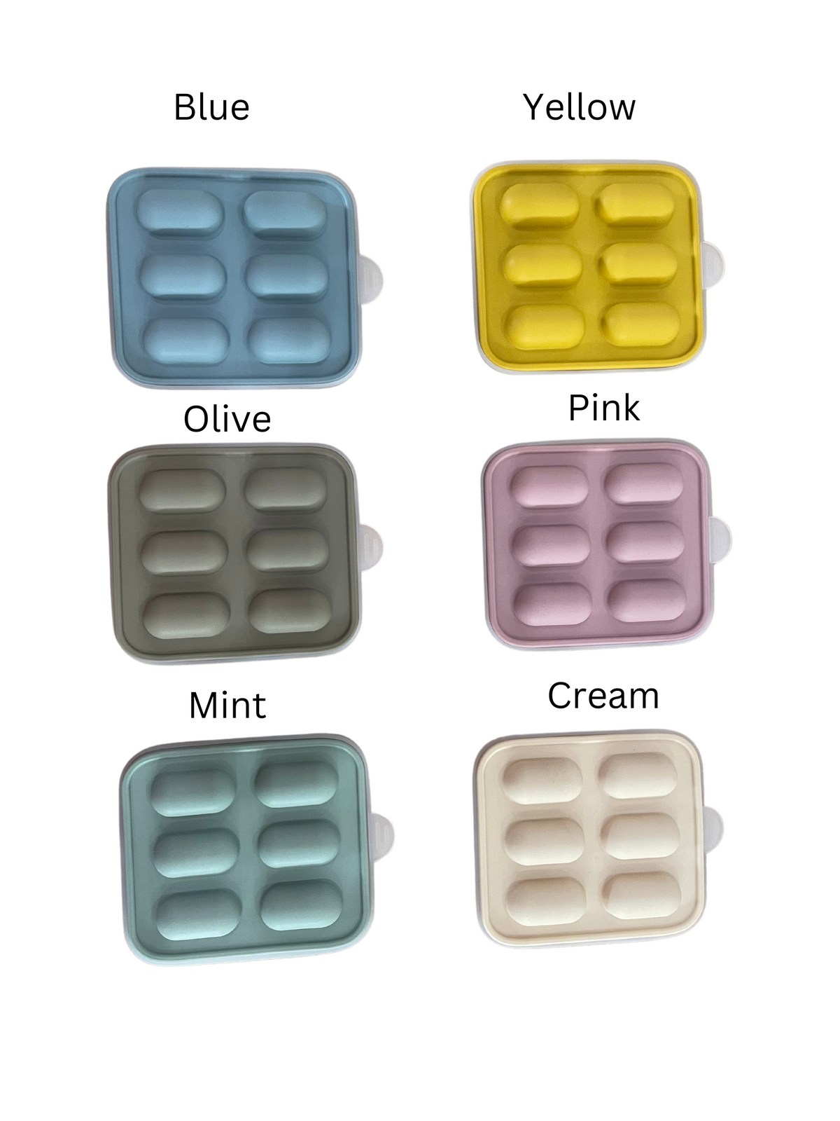 Silicone Feeder Freezer Tray with Lid