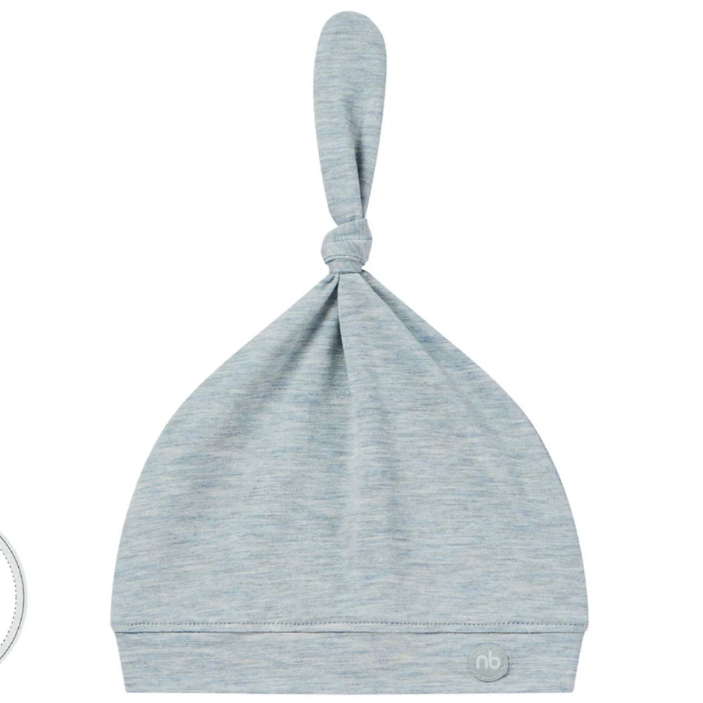 Nest Designs Bamboo Cotton 2-Piece Romper Gift Set, Grey Dawn