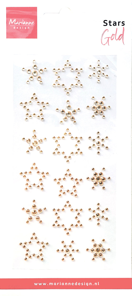 Marianne Design Stars - Rhinestones Gold