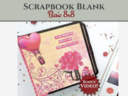 CrafTreat Scrapbook Blanks - Basic 8x8 - Black Color