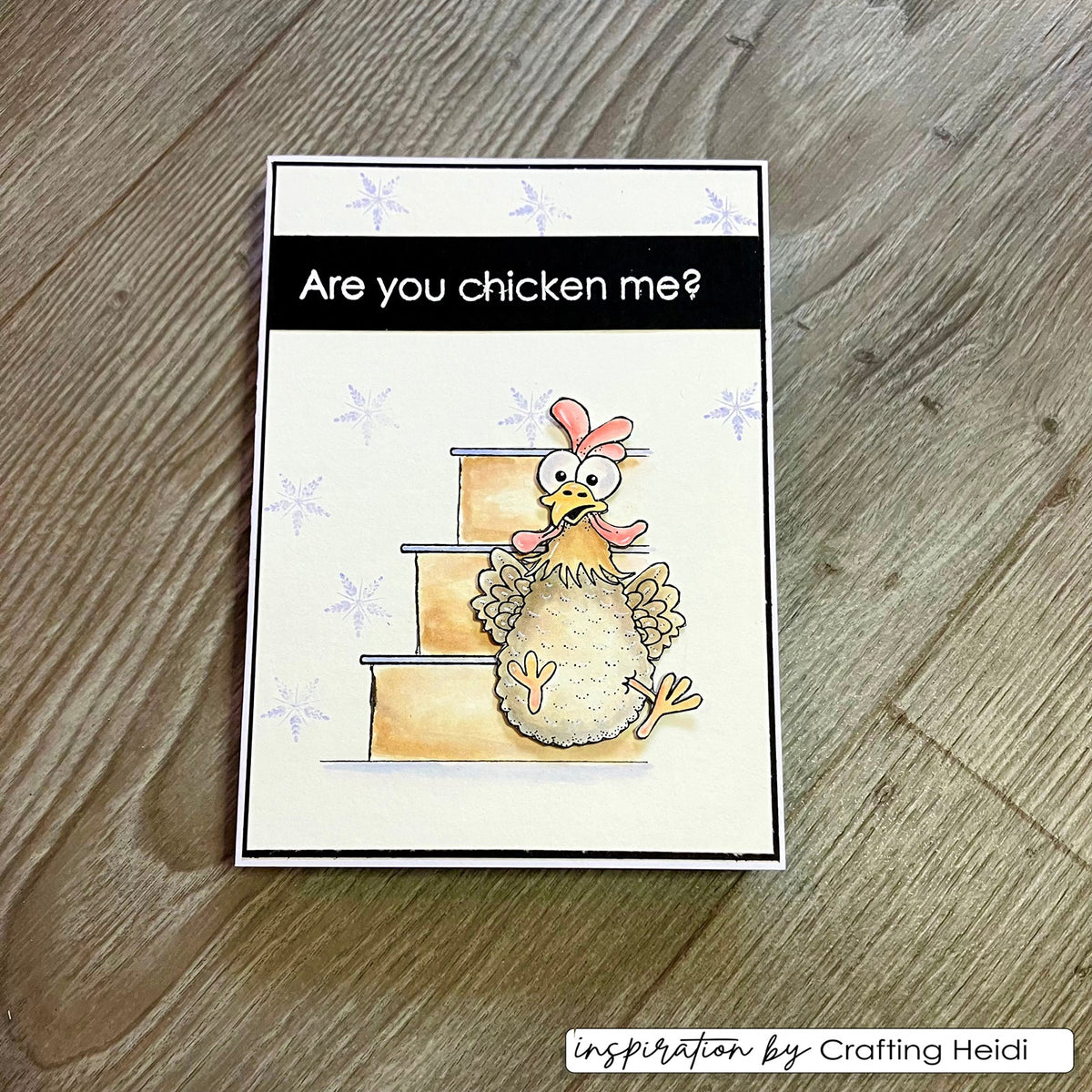 Vaessen Creative • Clear Stamps Christmas Chickens 2 10pcs