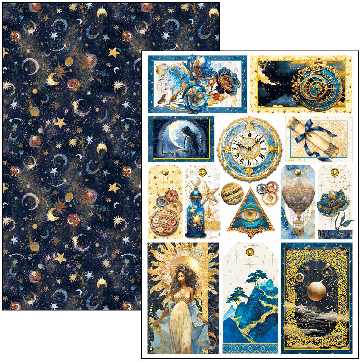 Celestial Creative Pad A4 9/Pkg