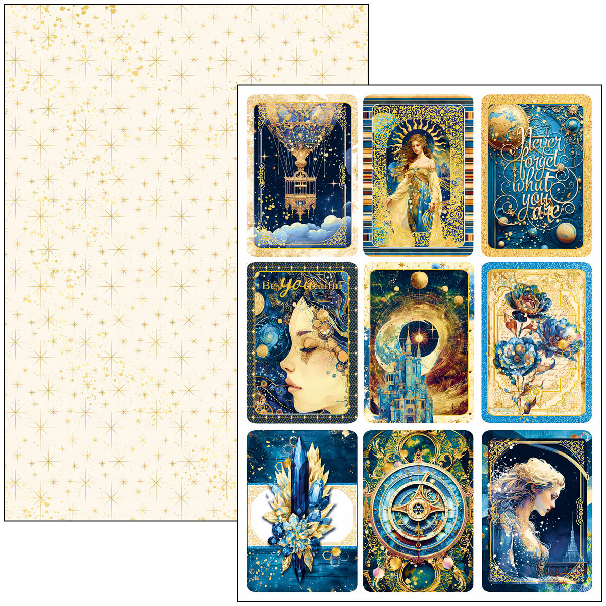 Celestial Creative Pad A4 9/Pkg