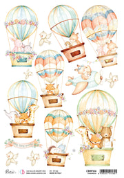 Ciao Bella Rice Paper A4 Piuma Tenderness - 5 Sheets