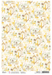 Ciao Bella Rice Paper A4 Piuma Magic Of The Year - 5 Sheets