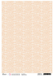 Rice Paper A4 Piuma Delicate Lace - 5 Sheets