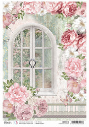 Rice Paper A4 Whispering Garden - 5 Sheets
