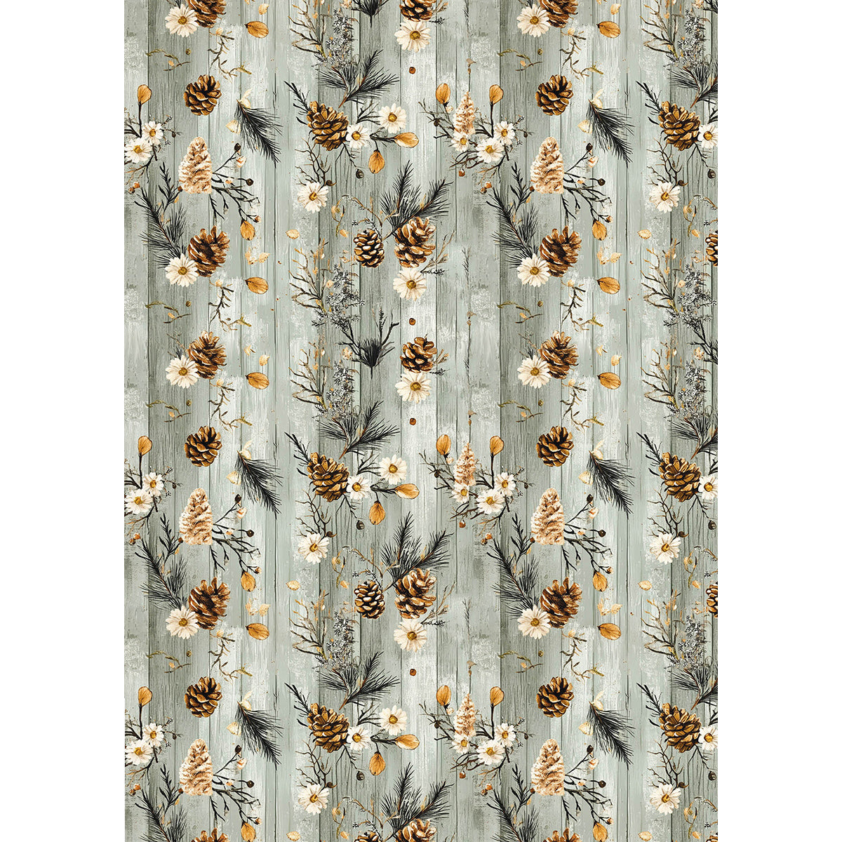 Rice Paper A5 MIXED 8/Pkg Hot Cocoa & Holly