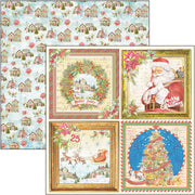Ciao Bella Dear Santa Patterns Pad 12x12 8/Pkg