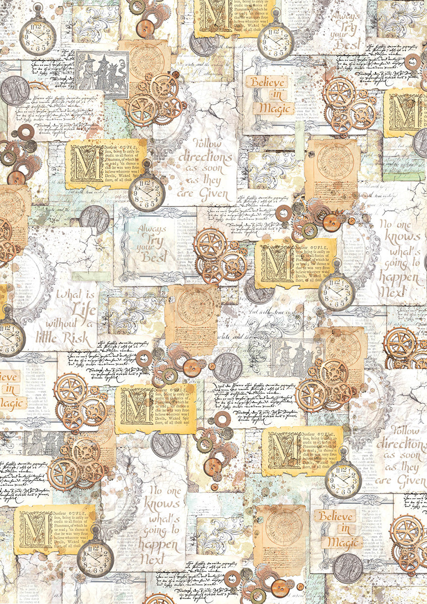 Vellum Wizard Academy Paper Patterns A4 6/Pkg