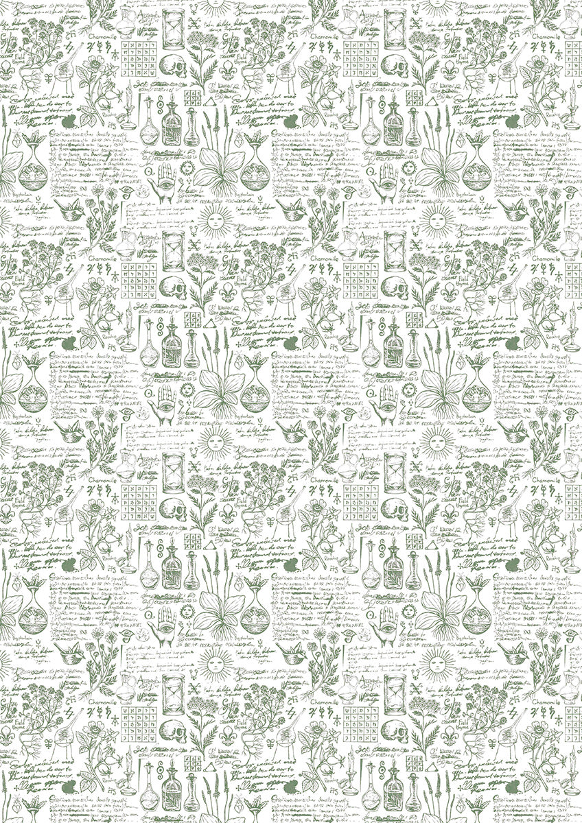 Vellum Wizard Academy Paper Patterns A4 6/Pkg