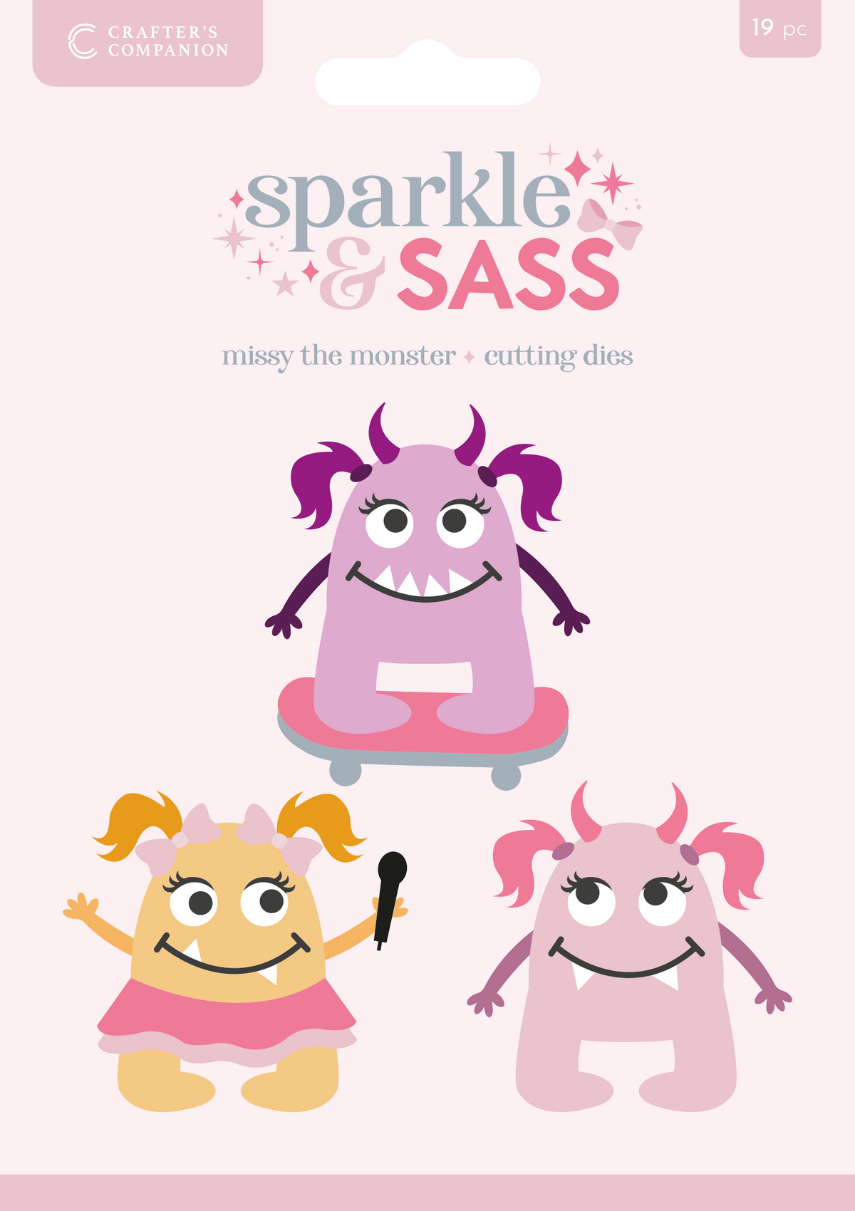 Crafters Companion Metal Die Set - Missy the Monster