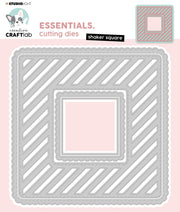 CCL Cutting Die Square Shaker Essentials 148x148x1mm 4 PC nr.175