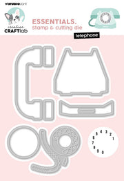 CCL Stamp & Cutting Die Telephone Essentials 8 PC