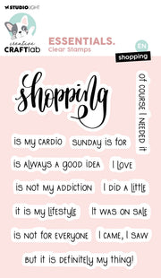 CCL Clear Stamp Shopping Essentials 13 PC